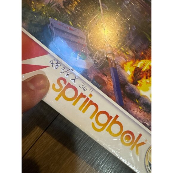 Springbok 2000 Piece Jigsaw Puzzle "Sun Kissed Cabin" 28 3/4"x36" Vibrant Artwor - Picture 2 of 10